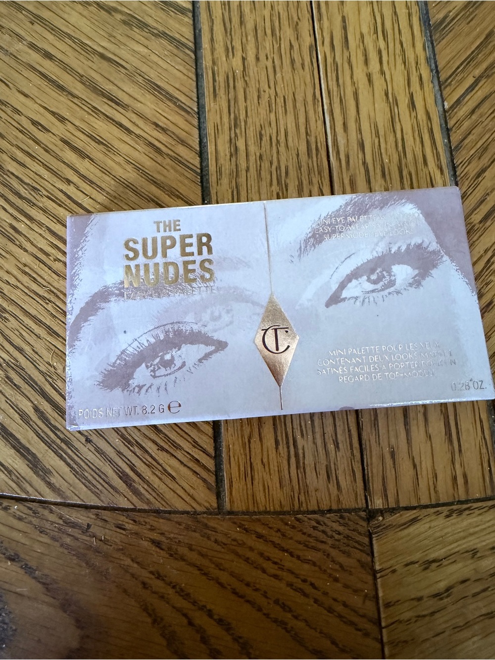 Charlotte Tilbury Super Nudes Mini Eyeshadow Palette - Rose, Gold, Nude